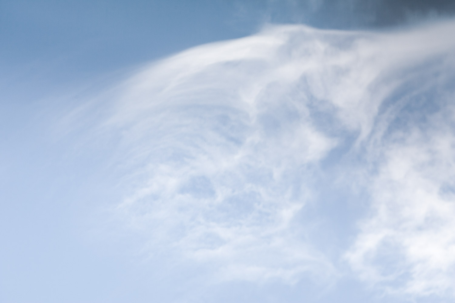 Cloud formation over frozen landscape, viewed from aircraft. Ellesmere Island, High Arctic, Canada, Op NUNALIVUT 2008.